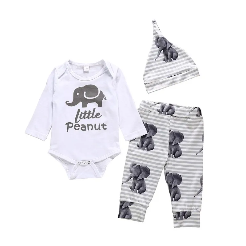 Autumn Newborn Toddler Infant Baby Boy Clothes Cartoon Print Romper Pants Hat Set Jumpsuit Clothes Outfits Casual Kids 3pcs Set
Autumn Newborn Toddler Infant Baby Boy Clothes Cartoon Print Romper Pants Hat Set Jumpsuit Clothes Outfits Casual Kids 3pcs Set