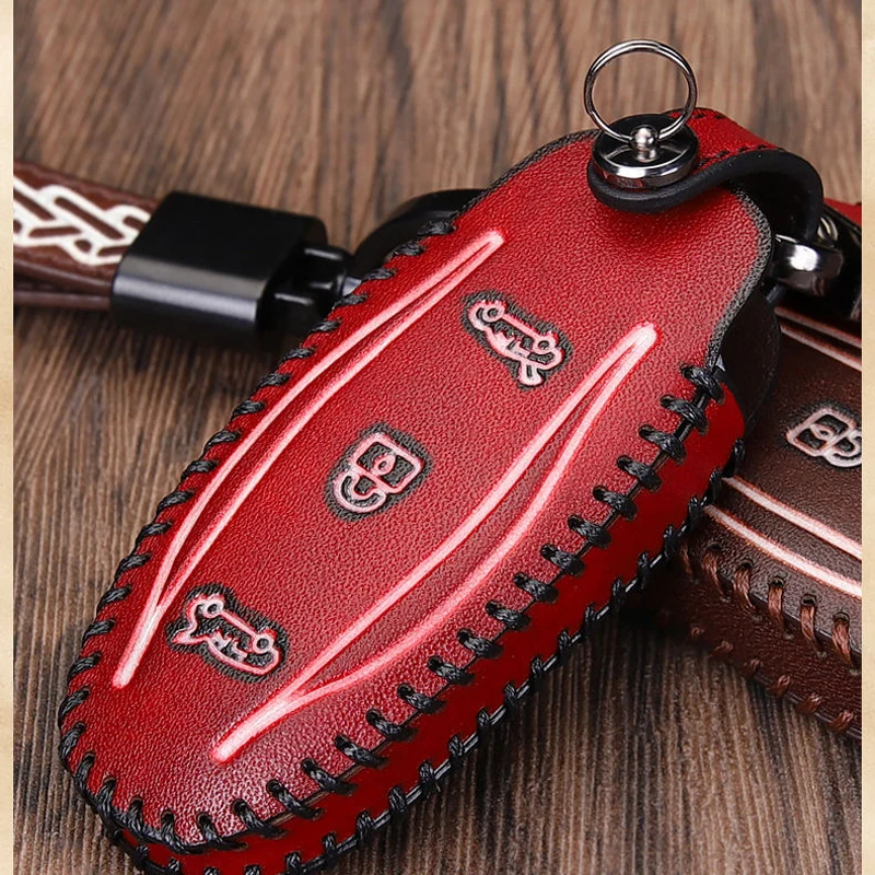 First layer cowhide retro key case For Tesla model X MODEL S MODEL3 car protection key cover shell buckle decorative accessories
First layer cowhide retro key case For Tesla model X MODEL S MODEL3 car protection key cover shell buckle decorative accessories