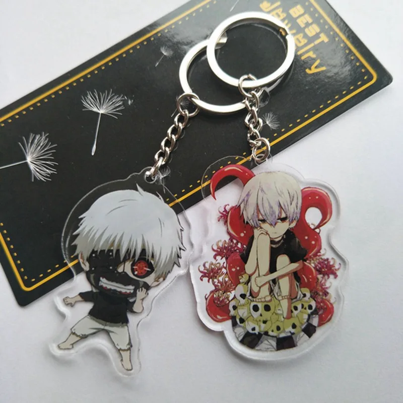 Anime Tokyo Ghoul Keychain Double Sided Acrylic Key Chain PendantAccessories Cartoon Key Ring Fans Gift
Anime Tokyo Ghoul Keychain Double Sided Acrylic Key Chain PendantAccessories Cartoon Key Ring Fans Gift