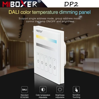 Miboxer DP2 DALI Color Temperature Dimming Panel Touch Panel Adjustable Smart LED Controller for CCT LED Strip
Miboxer DP2 DALI Color Temperature Dimming Panel Touch Panel Adjustable Smart LED Controller for CCT LED Strip