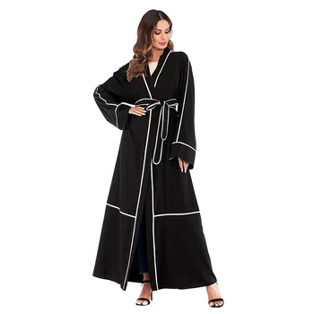 Dubai Muslim Open Abaya Hijab Dress Long Robe Caftan Kimono Jubah Lace-up Moroccan Turkey UAE Dubai Splice Arab Islamic Clothing
Dubai Muslim Open Abaya Hijab Dress Long Robe Caftan Kimono Jubah Lace-up Moroccan Turkey UAE Dubai Splice Arab Islamic Clothing