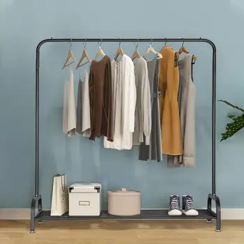 Floor Drying Rack Pole Style Coat Hanger Metal Clothing Rack Home Storage Wardrobe Clothing Balcony Coat Rack With Shoe Rack
Floor Drying Rack Pole Style Coat Hanger Metal Clothing Rack Home Storage Wardrobe Clothing Balcony Coat Rack With Shoe Rack