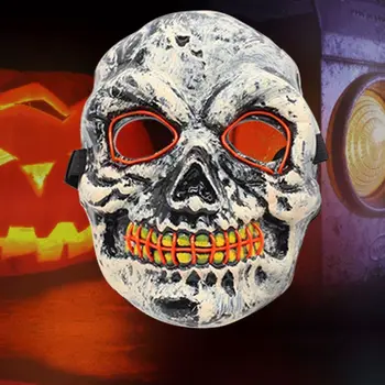 New Hot Led Mask Halloween Party Masque Masquerade Masks Fluorescent Flashing Toys LED Luminous Mask Drop Shipping
New Hot Led Mask Halloween Party Masque Masquerade Masks Fluorescent Flashing Toys LED Luminous Mask Drop Shipping