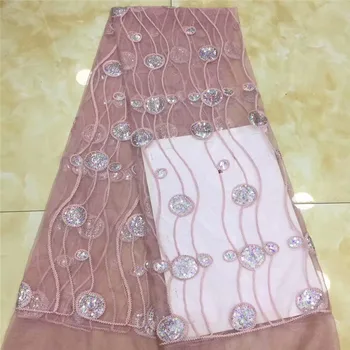 New Arrival Sequins Lace Fabrics African Nigerian Tulle Mesh Lace Fabric white for Wedding onion Lace Fabrics with Sequins
New Arrival Sequins Lace Fabrics African Nigerian Tulle Mesh Lace Fabric white for Wedding onion Lace Fabrics with Sequins