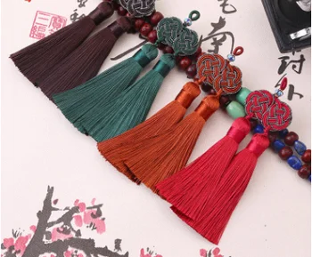 2Pcs Double-Knot Double-Tessel Combined Chinese Knot Tessl 12cm Hanging Rope Silk Polyester Key Tassels ForDIY Accessories Parts
2Pcs Double-Knot Double-Tessel Combined Chinese Knot Tessl 12cm Hanging Rope Silk Polyester Key Tassels ForDIY Accessories Parts