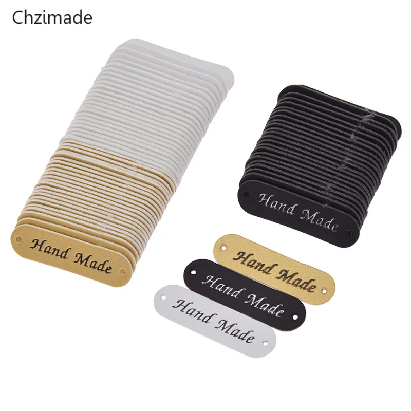 Chzimade 24Pcs/lot Handmade Garment Labels PU Leather Tag Labels For Jeans Bags Shoes Tags Diy Sewing Accessories
Chzimade 24Pcs/lot Handmade Garment Labels PU Leather Tag Labels For Jeans Bags Shoes Tags Diy Sewing Accessories