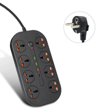 3000W 16A with 8 Universal Sockets PD Fast Charging Socket Charging port USB Travel Adapter Socket power EU plug 2M Extension
3000W 16A with 8 Universal Sockets PD Fast Charging Socket Charging port USB Travel Adapter Socket power EU plug 2M Extension
