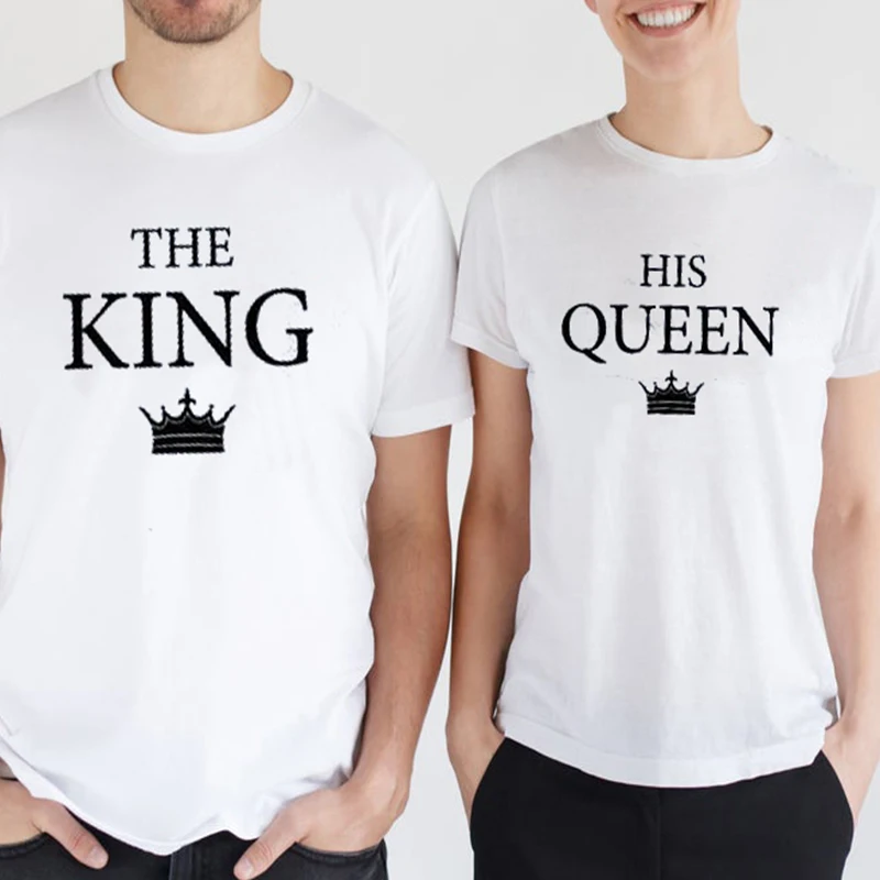 King Queen Couple Shirts Men Top Valentine Day Aesthetic Clothing Christmas 2019 Print Casual Vintage Punk Funny T Streetwear 
King Queen Couple Shirts Men Top Valentine Day Aesthetic Clothing Christmas 2019 Print Casual Vintage Punk Funny T Streetwear