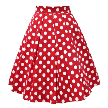 Retro Cotton Summer Skirts Womens Clothes Red Black White Polka Dot High Waist Vintage Tutu Skater Casual Swing Pleated Skirt
Retro Cotton Summer Skirts Womens Clothes Red Black White Polka Dot High Waist Vintage Tutu Skater Casual Swing Pleated Skirt
