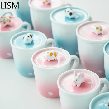 Creative Ceramic Coffee Mug with Lid Designer Cute Handmade Coffee Mugs Dog Pig Rabbit Tea Cartoon Cups and Mugs Breakfast Plate
Creative Ceramic Coffee Mug with Lid Designer Cute Handmade Coffee Mugs Dog Pig Rabbit Tea Cartoon Cups and Mugs Breakfast Plate