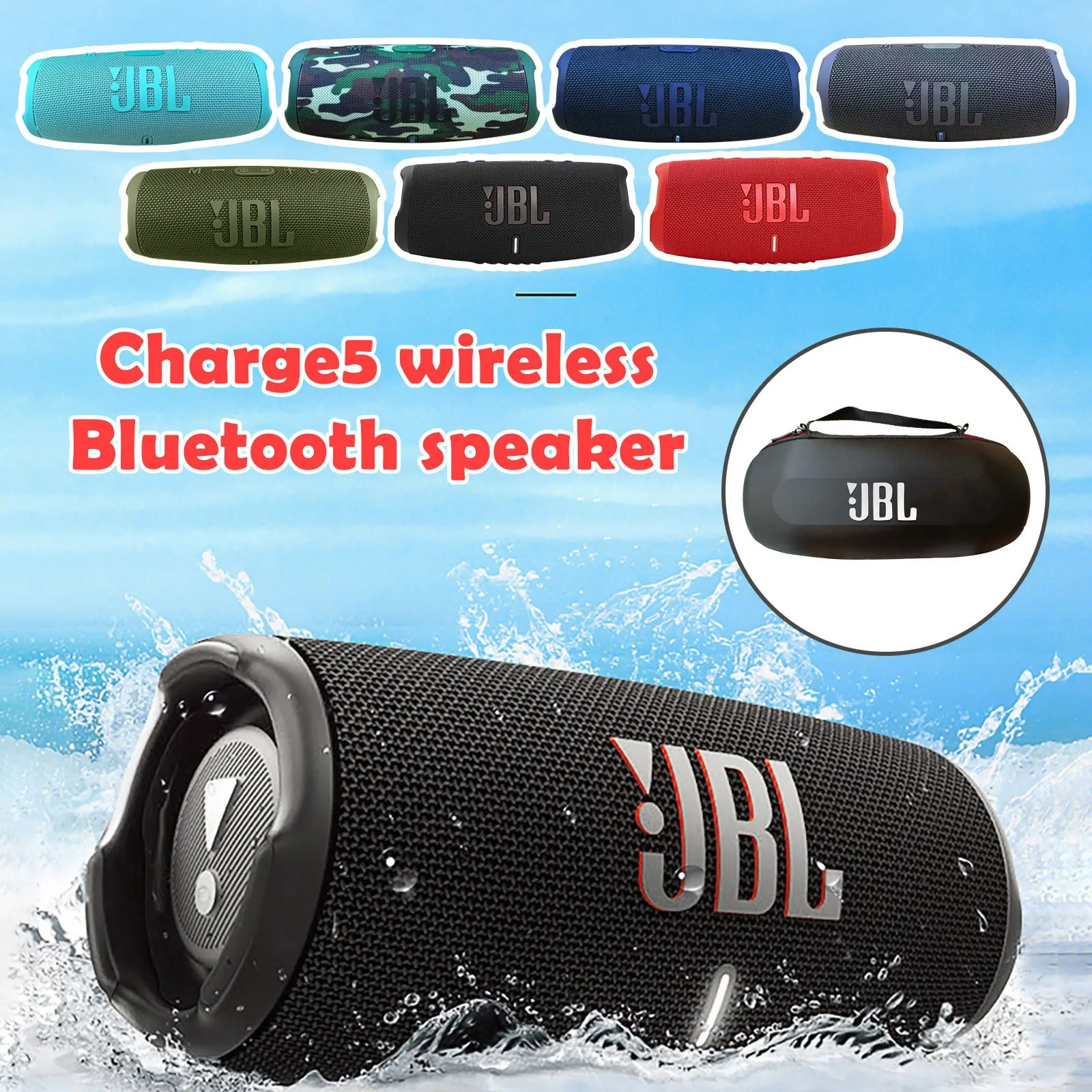 JBL Charge5 Wireless Bluetooth 5.1 Speaker Charge 5 Ipx7 Portable Speakers Ip67 Waterproof Music Hifi Bass Sound Box | Электроника
