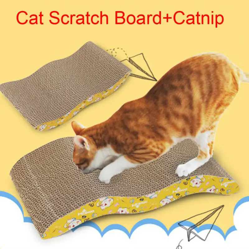 44x22CM Pet Cat Scratching Corrugated Board Grinding Claw Plate with Catnip Furniture Protection Scratchers Tools
44x22CM Pet Cat Scratching Corrugated Board Grinding Claw Plate with Catnip Furniture Protection Scratchers Tools