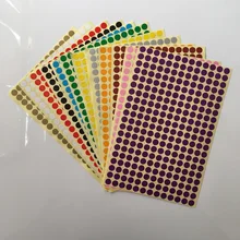 Size 8mm Coloured Dot Stickers Assorted Color Removable Coding Label Round Dot Stickers for DIY Happy Card Decoration
Size 8mm Coloured Dot Stickers Assorted Color Removable Coding Label Round Dot Stickers for DIY Happy Card Decoration