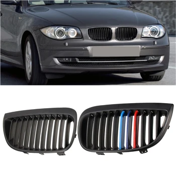 For BMW E87 E81 1 Series 2004 2005 2006 2007 Car Left & Right Car Front Sport Kidney Grill Grilles Matte Black replacement 
For BMW E87 E81 1 Series 2004 2005 2006 2007 Car Left & Right Car Front Sport Kidney Grill Grilles Matte Black replacement