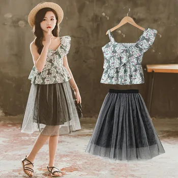 Children's Clothing Suit New 2020 Summer Girls Printed Half Strap Skirt Fashion Korean Version of the Two-Piece Set
Children's Clothing Suit New 2020 Summer Girls Printed Half Strap Skirt Fashion Korean Version of the Two-Piece Set