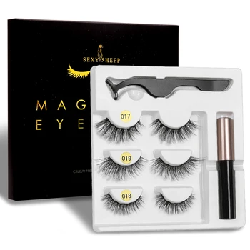 3 Pairs Magnetic Eyelashs set Magnet Liquid Eyeliner& Magnetic Lashes & Tweezer Set Waterproof Long Lasting Eyelash Extension
3 Pairs Magnetic Eyelashs set Magnet Liquid Eyeliner& Magnetic Lashes & Tweezer Set Waterproof Long Lasting Eyelash Extension