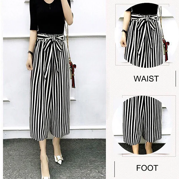 Womens Wide Leg High Waist Casual Summer Thin Pants Loose Culottes Trousers SER88
Womens Wide Leg High Waist Casual Summer Thin Pants Loose Culottes Trousers SER88