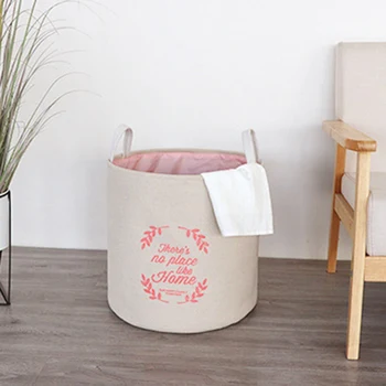 Laundry Basket, Collapsible Linen Cotton Striped Laundry Hamper, Foldable Clothes Bag, Folding Washing- ztou
Laundry Basket, Collapsible Linen Cotton Striped Laundry Hamper, Foldable Clothes Bag, Folding Washing- ztou