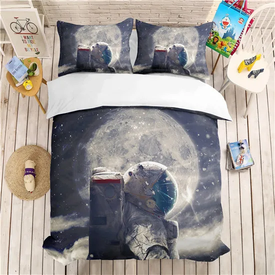 3D Space Cover set Soft Gift Bedding set comforter Astronaut Bed set Pillowcase King bedding set comfortable
3D Space Cover set Soft Gift Bedding set comforter Astronaut Bed set Pillowcase King bedding set comfortable