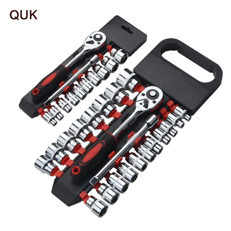 QUK Wrench Set Ratchets Socket Ratchet Drive Spanner 1/4 3/8 1/2 Universal Key Adjustable CR-V Multitools For Car Repairing Tool
QUK Wrench Set Ratchets Socket Ratchet Drive Spanner 1/4 3/8 1/2 Universal Key Adjustable CR-V Multitools For Car Repairing Tool