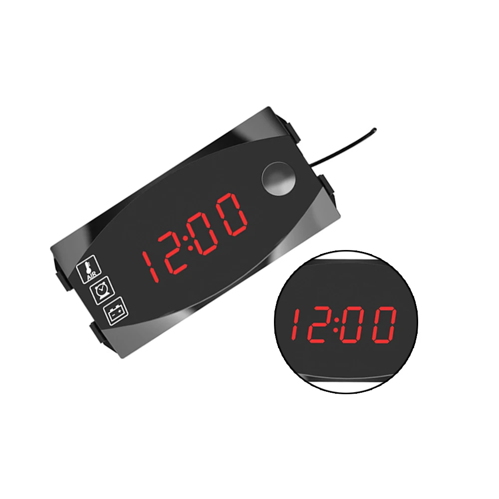 12V 3 in 1 Digital LED Display Meters Voltmeter Clock Thermometer Indicator Gauge Panel Meter For Car Motorcycle
12V 3 in 1 Digital LED Display Meters Voltmeter Clock Thermometer Indicator Gauge Panel Meter For Car Motorcycle