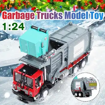 Alloy Diecast Barreled Garbage Carrier Truck 1:24 Waste Material Transporter Vehicle Model Hobby Toys For Kids Christmas Gift
Alloy Diecast Barreled Garbage Carrier Truck 1:24 Waste Material Transporter Vehicle Model Hobby Toys For Kids Christmas Gift