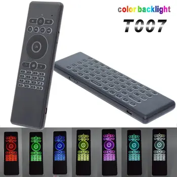 2.4G Wireless Keyboard And Remote Control Colorful Backlit Voice Air Mouse Compatible With Android TV Box
2.4G Wireless Keyboard And Remote Control Colorful Backlit Voice Air Mouse Compatible With Android TV Box