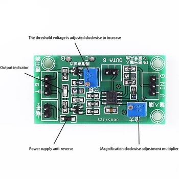 A7-- Signal Amplifier Operational Module LM2904 DC 3.5V-24V Adjustable Comparator Threshold Voltage DC High and Low Level
A7-- Signal Amplifier Operational Module LM2904 DC 3.5V-24V Adjustable Comparator Threshold Voltage DC High and Low Level