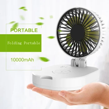10000Mah Usb Small Fan Folding Portable Mini Fan Adjustable Angles with Phone Wireless Charging Function 3 Wind Speed
10000Mah Usb Small Fan Folding Portable Mini Fan Adjustable Angles with Phone Wireless Charging Function 3 Wind Speed