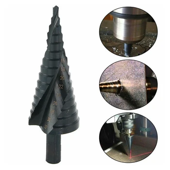 Building Bit Titanium Coating Step Cone Metal Hole Knife 4-32 Mm Metal Hexagon Cone Drill Step Drill Power Tool Accessories
Building Bit Titanium Coating Step Cone Metal Hole Knife 4-32 Mm Metal Hexagon Cone Drill Step Drill Power Tool Accessories