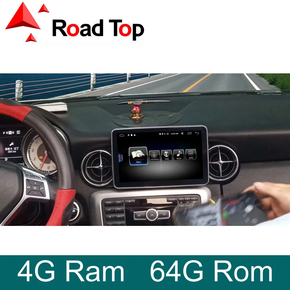 1024*600 разрешение Android экран для Mercedes Benz SLK R172 с gps навигация радио стерео Bluetooth