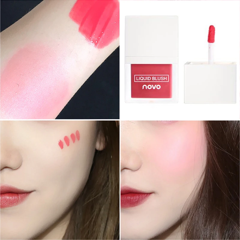 NOVO Juice Liquid Blusher Long Lasting Natural Peach Cheek Matte Pigment Makeup Face Contour Blush Korean Cosmetics 4 Colors 
NOVO Juice Liquid Blusher Long Lasting Natural Peach Cheek Matte Pigment Makeup Face Contour Blush Korean Cosmetics 4 Colors