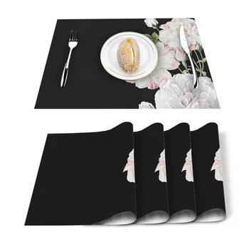 Roses Flowers,White Roses Placemat Washable Cotton Linen Table Cloth Pad Mat Rectangle Placemats Heat Resistant
Roses Flowers,White Roses Placemat Washable Cotton Linen Table Cloth Pad Mat Rectangle Placemats Heat Resistant