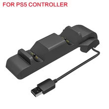 Dual Fast Charger For PS5 Wireless Controller USB 3.1 Type-C Charging Dock Station Cradle For Sony PS 5 Joystick Gamepad NEW
Dual Fast Charger For PS5 Wireless Controller USB 3.1 Type-C Charging Dock Station Cradle For Sony PS 5 Joystick Gamepad NEW
