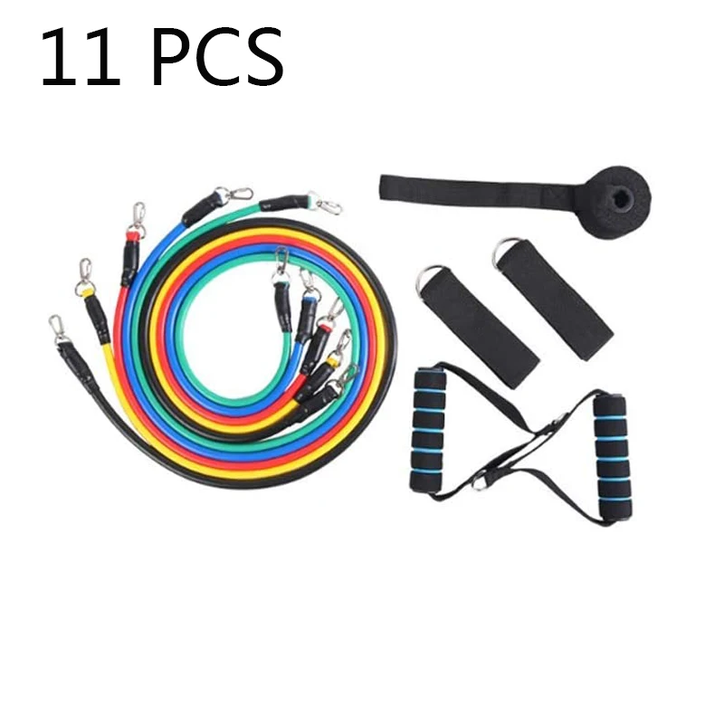 11PCS Fitness Resistance Bands Set Exercise Bands with Attached Handles 5 Bodybuilding Workout Bands Elastic Pull Rope Training
11PCS Fitness Resistance Bands Set Exercise Bands with Attached Handles 5 Bodybuilding Workout Bands Elastic Pull Rope Training