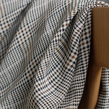 White waxberry12momme Hound Stooth Silk Crepe De Chine Fabrics 100%Silk Materials Women Dress Sewing Cloth Freeshipping
White waxberry12momme Hound Stooth Silk Crepe De Chine Fabrics 100%Silk Materials Women Dress Sewing Cloth Freeshipping
