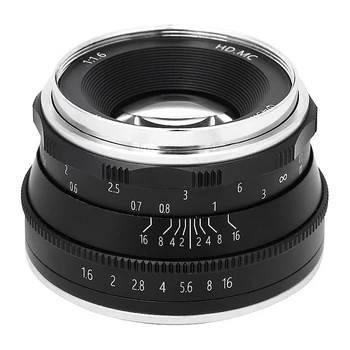 35MM F1.6 Fixed Focus Micro-Lens Suitable Manual Prime Lens for Canon EOSM EF-M Mount Micro-Single Camera
35MM F1.6 Fixed Focus Micro-Lens Suitable Manual Prime Lens for Canon EOSM EF-M Mount Micro-Single Camera