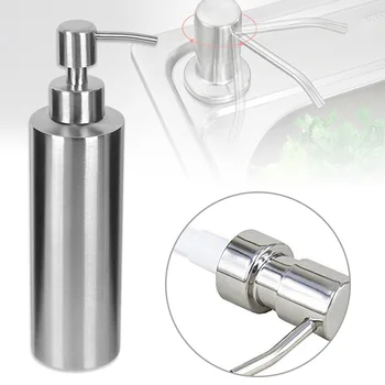 350ml Kitchen Soap Dispenser Foam Pump Sink Bathroom Shampoo Container Stainless Steel Bottles For Disinfectant Hand Soap
350ml Kitchen Soap Dispenser Foam Pump Sink Bathroom Shampoo Container Stainless Steel Bottles For Disinfectant Hand Soap