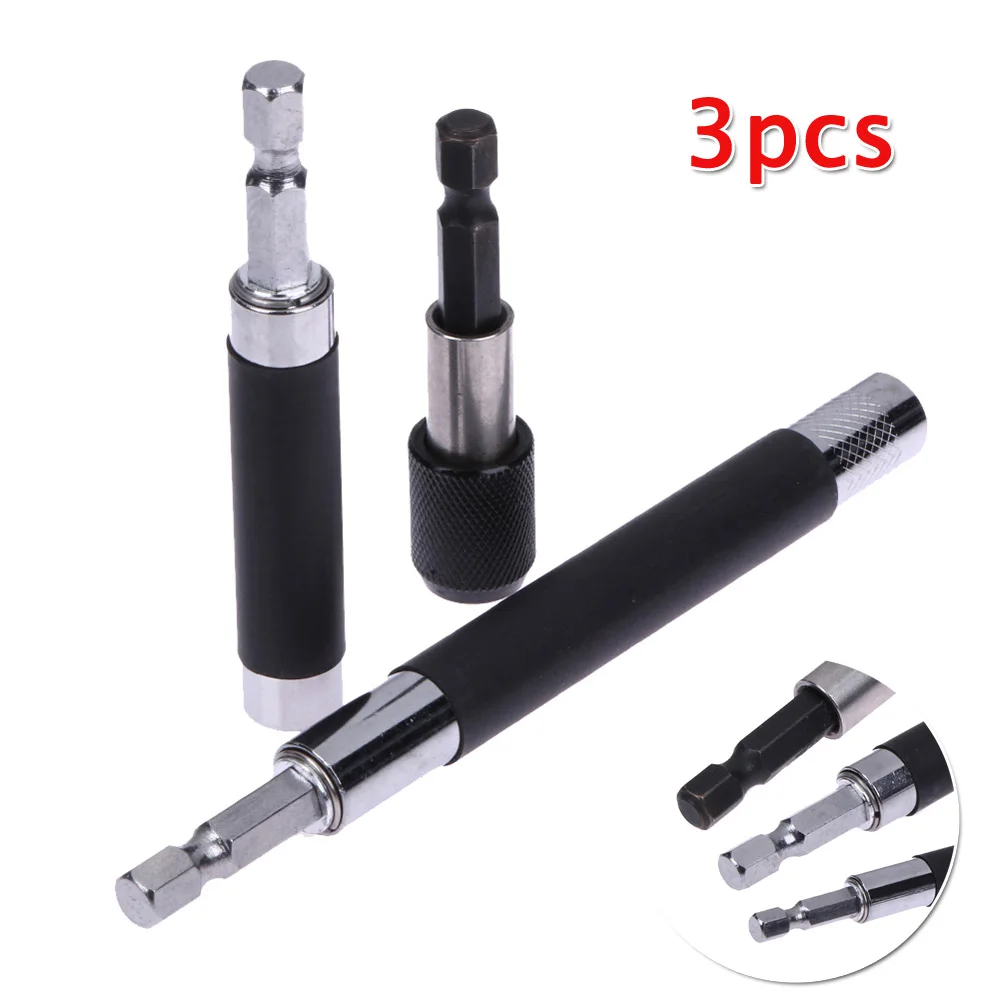 3pcs Screw Drill Magnetic Screwdriver Guide Bits Head Conversion Movable Cover
3pcs Screw Drill Magnetic Screwdriver Guide Bits Head Conversion Movable Cover