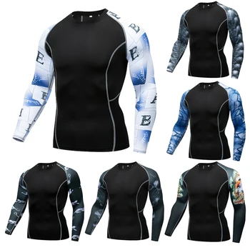Men fitness long sleeve cycling base wear male bodybuilding skin sport compression bike training shirt base layer clothing
Men fitness long sleeve cycling base wear male bodybuilding skin sport compression bike training shirt base layer clothing