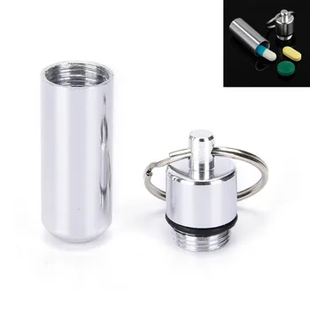Hot Pill Box Capsule Shape Aluminum Pill Case Keychain Outdoor Pocket Pill Holder Container Delicate Medicine Box
Hot Pill Box Capsule Shape Aluminum Pill Case Keychain Outdoor Pocket Pill Holder Container Delicate Medicine Box