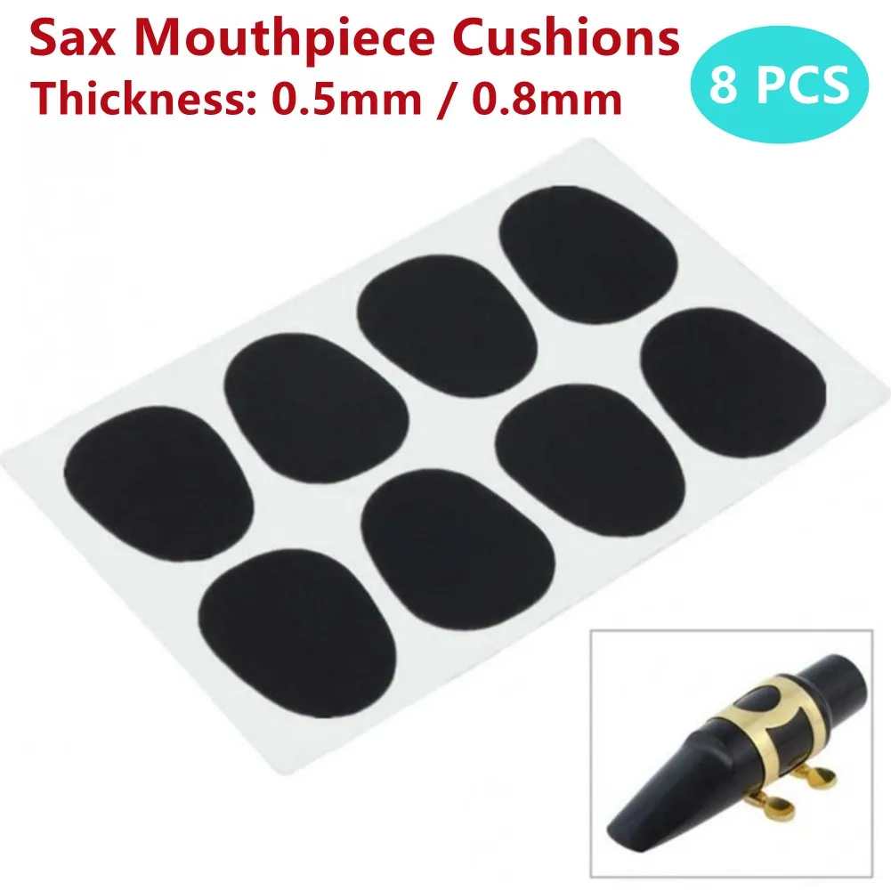 8x Sax Mouthpiece Cushions Patches Pads 0.5mm 0.8mm For Alto Sax Tenor Saxophone Woodwind Instruments Parts Accessories
8x Sax Mouthpiece Cushions Patches Pads 0.5mm 0.8mm For Alto Sax Tenor Saxophone Woodwind Instruments Parts Accessories
