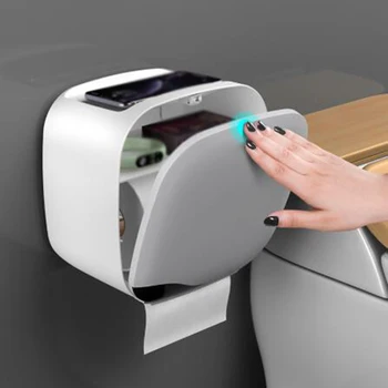 Wall Mount Toilet Paper Holder Shelf Tissue Box Waterproof Toilet Paper Tray Roll Paper Tube Bathroom Storage Box Organizer
Wall Mount Toilet Paper Holder Shelf Tissue Box Waterproof Toilet Paper Tray Roll Paper Tube Bathroom Storage Box Organizer