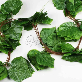 10Pcs/Lot 2.3M Artificial Plants Grape Ivy Vine Fake Plants Foliage Garland Plants Hanging Plants Flowers Wedding Home Decor
10Pcs/Lot 2.3M Artificial Plants Grape Ivy Vine Fake Plants Foliage Garland Plants Hanging Plants Flowers Wedding Home Decor