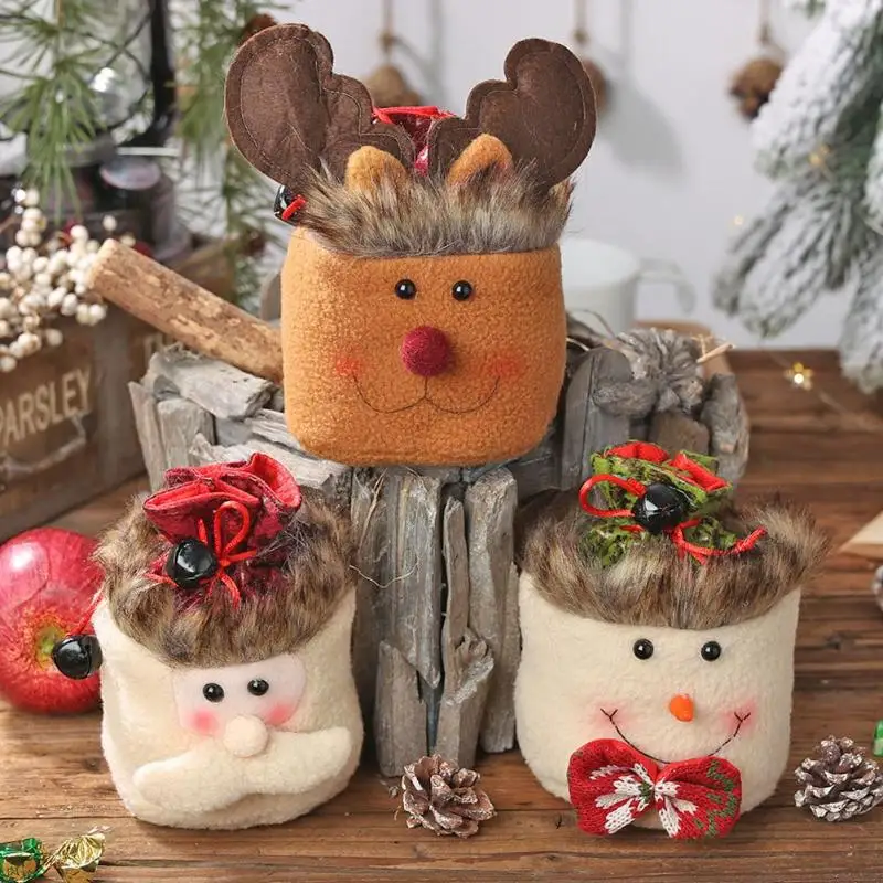 christmas gift bags santa claus snowman bags xmas candy bag