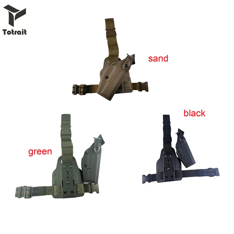 Tactical Glock Gun Hunting Pistol Holster Military Airsoft Drop Leg Holster Glock 17 19 22 23 31 Thigh Holster black/green/sand
Tactical Glock Gun Hunting Pistol Holster Military Airsoft Drop Leg Holster Glock 17 19 22 23 31 Thigh Holster black/green/sand
