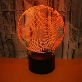 3D Light Fixture Football LED Table Night Lamp Remote Control 7 Colors Changing Indoor Night Lights Illusion Lamp
3D Light Fixture Football LED Table Night Lamp Remote Control 7 Colors Changing Indoor Night Lights Illusion Lamp
