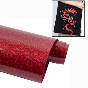 SUNICE 0.5x1m Red Glitter Heat Transfer Film For Clothing DIY Iron-on Heat Transfer Printing Films Plotter T-shirt Heat Press
SUNICE 0.5x1m Red Glitter Heat Transfer Film For Clothing DIY Iron-on Heat Transfer Printing Films Plotter T-shirt Heat Press