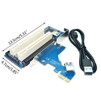 PCI-E Express X1 to Dual PCI Riser Extend Adapter Card with Cable for WIN2000/XP
PCI-E Express X1 to Dual PCI Riser Extend Adapter Card with Cable for WIN2000/XP