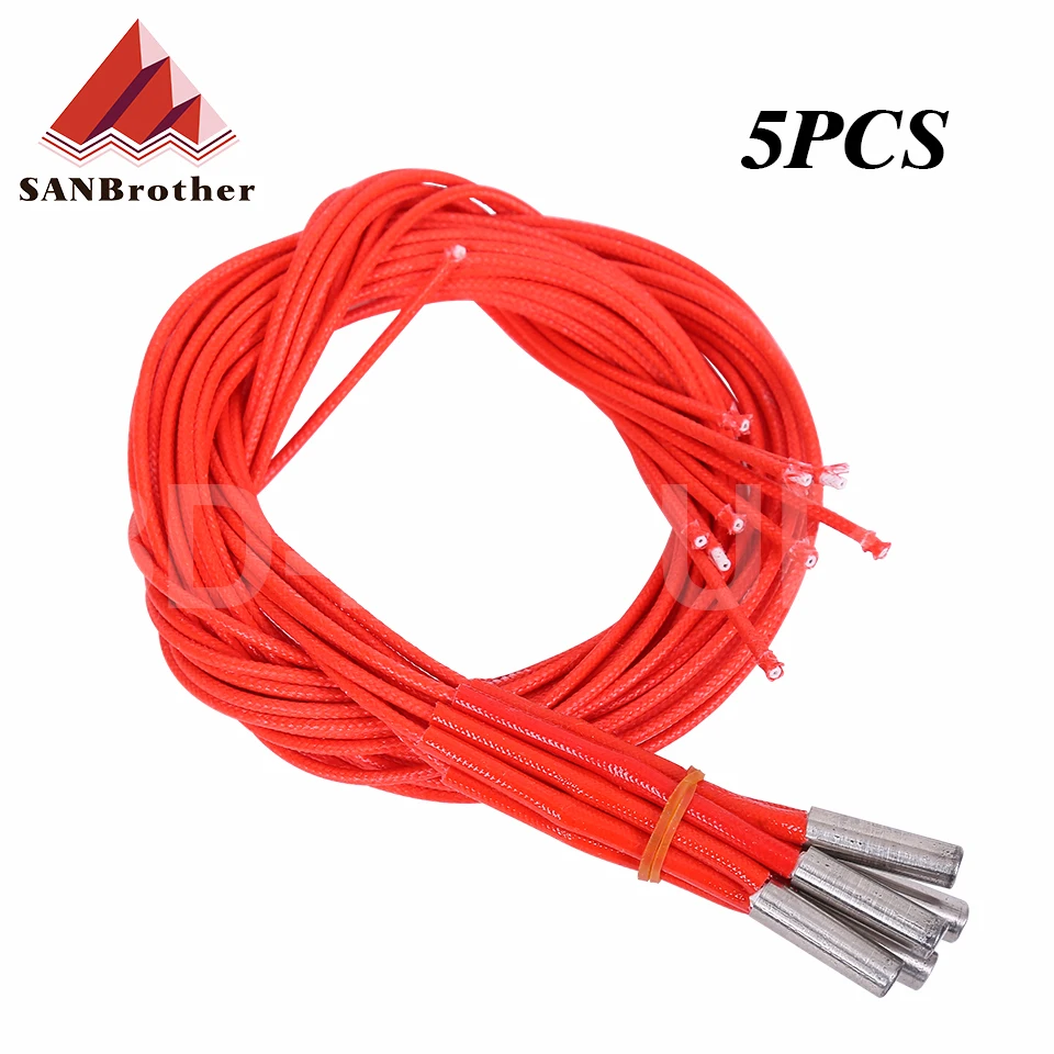 5 шт. 3D картриджи для принтеров электрического нагревательного элемента 12V/24V40W 6*15/20/30 мм 1 м для MK Mendel Reprap экструдер Запчасти 12V 24V 40 Вт части тепла
5 шт. 3D картриджи для принтеров электрического нагревательного элемента 12V/24V40W 6*15/20/30 мм 1 м для MK Mendel Reprap экструдер Запчасти 12V 24V 40 Вт части тепла